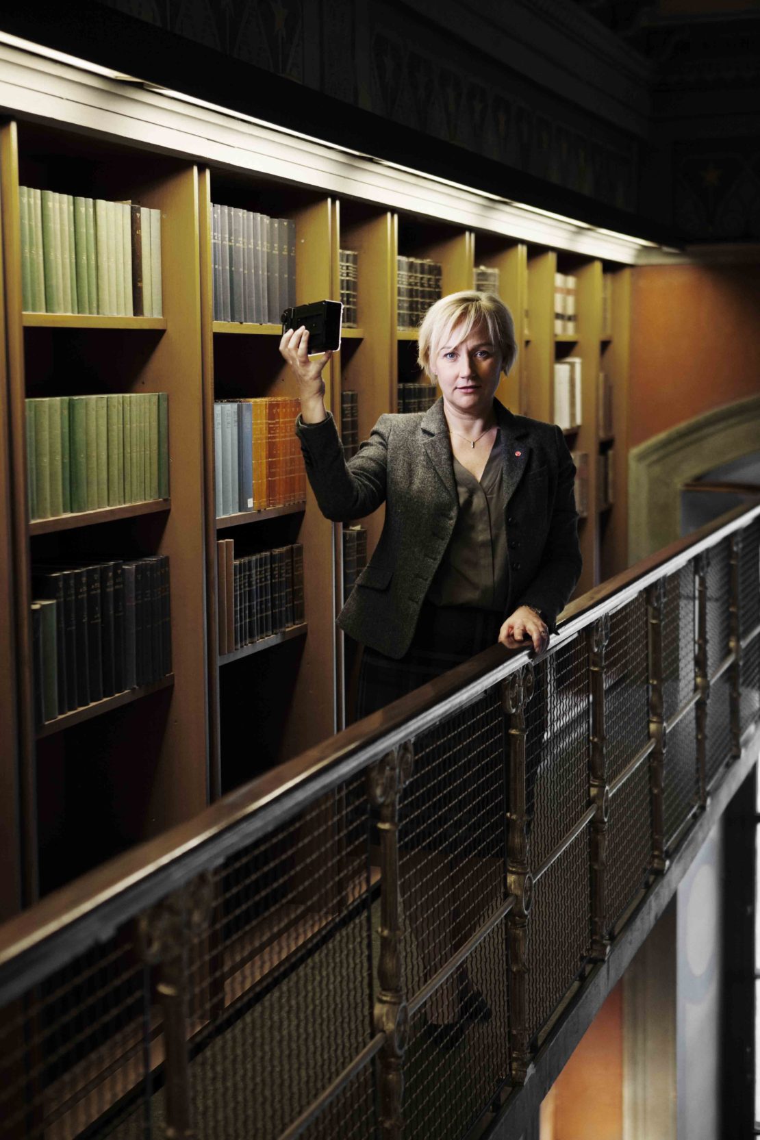 På Kungliga biblioteket. Foto: Ylva Sundgren