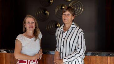 Silvia Ernhagen och Helene Voldner