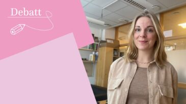 Porträttbild på Alva Franzon till en debattartikel.