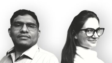 Porträttbilder på Jonna Jonsson och Raymundo Vázquez