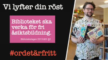 Oskar Nordström, verksamhetsledare på Bodens stadsbibliotek.