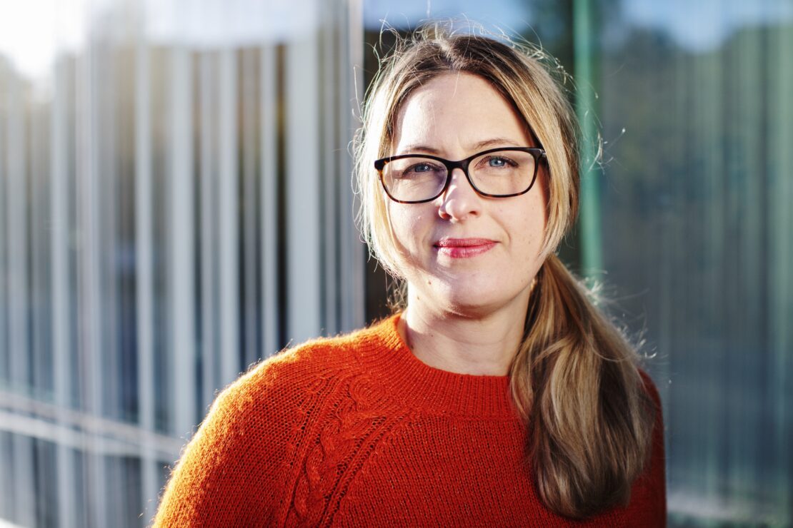 Porträtt på Helene Öberg.