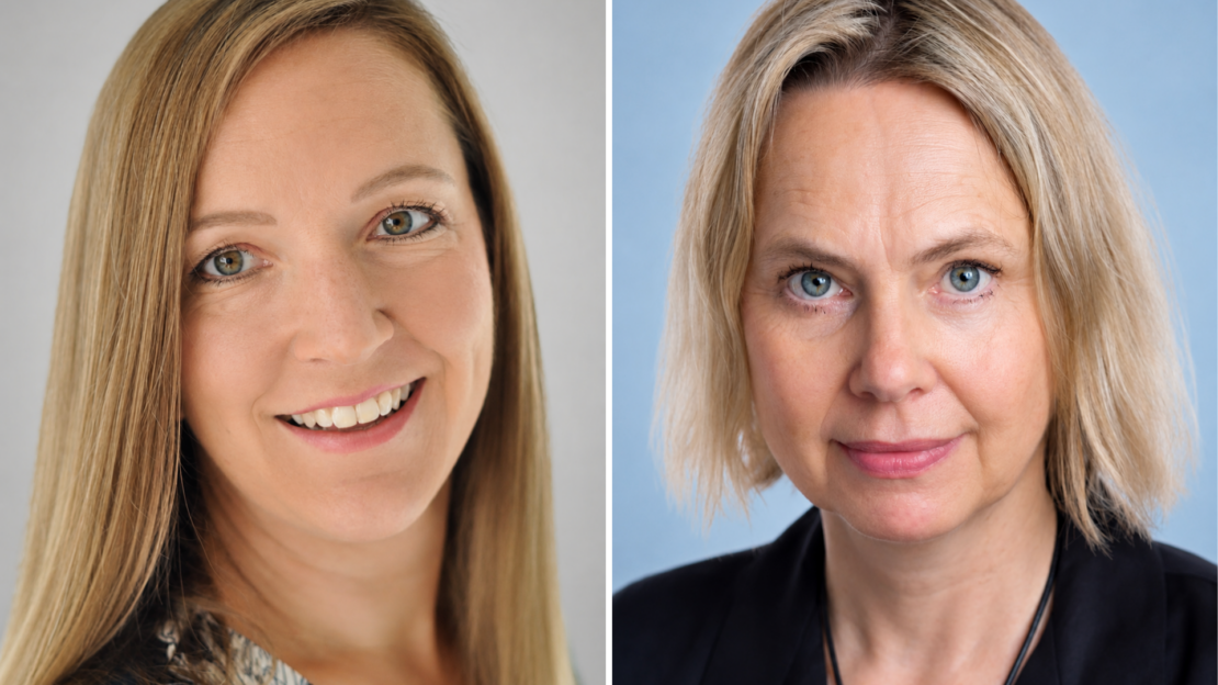 Montagebild där Maria Schedvin syns till vänster och Åsa Lundholm till höger.