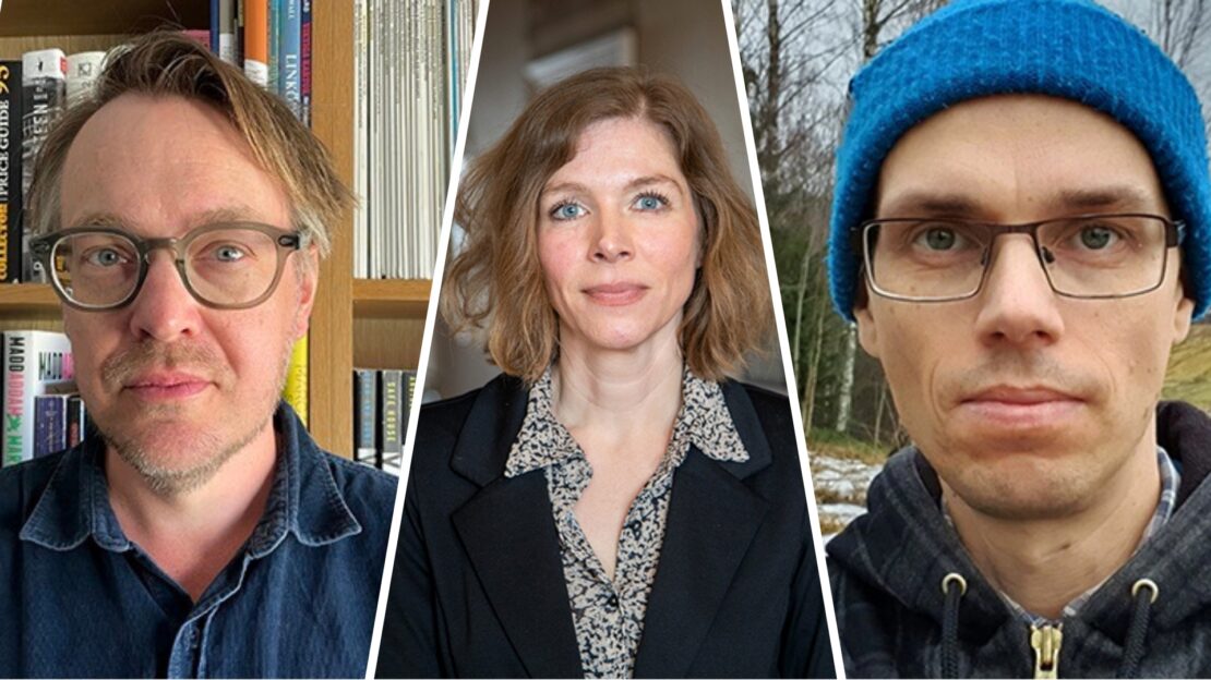 Olle Sköld, Hanna Carlsson och Jonas Lindahl.