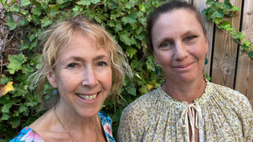 Lotta Davidson-Bask och Klara Önnerfält.